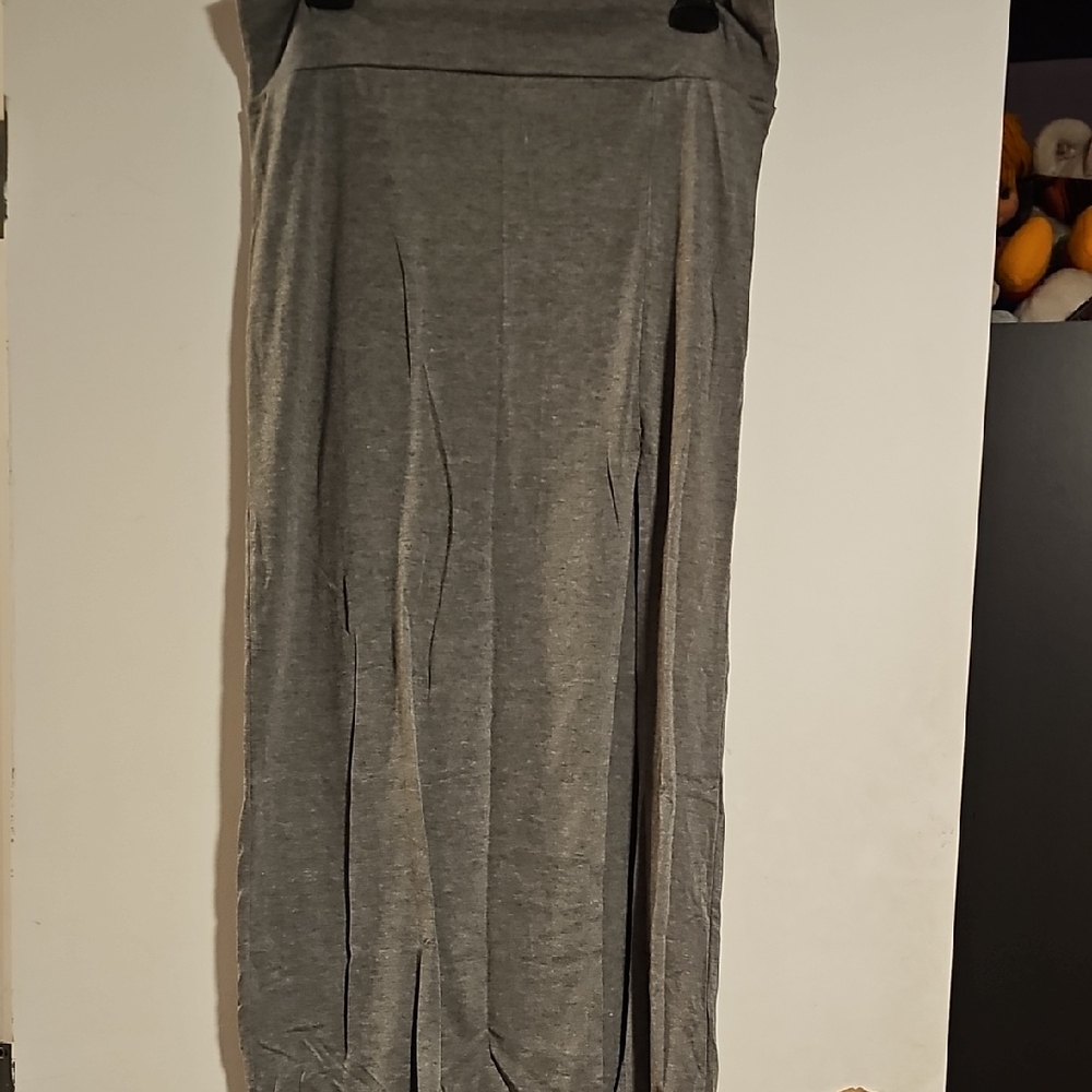 Gray Women's T-shirt Skirt